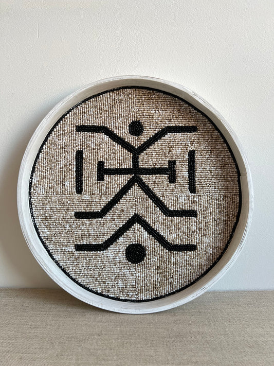 Kralen dienblad Oaxaca - S