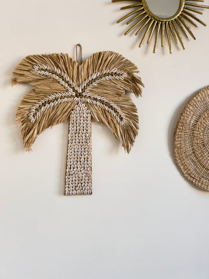 Palm raffia met Kaurischelpen