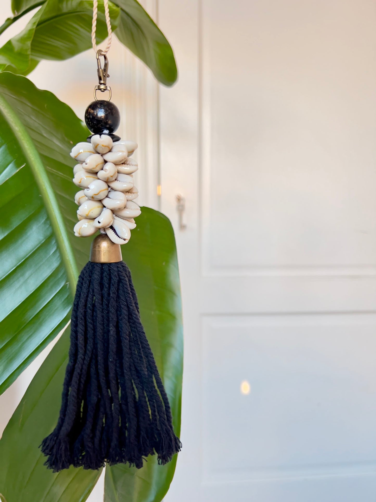 Tassel sleutelhanger Kauri - Zwart/brons