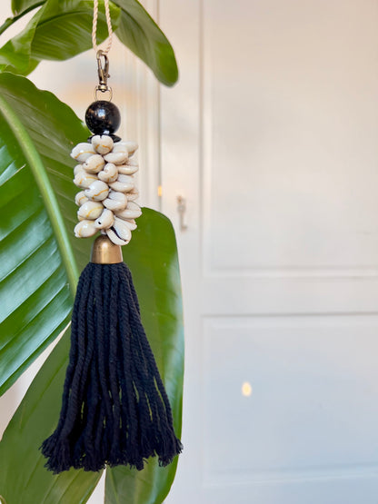 Tassel sleutelhanger Kauri - Zwart/brons